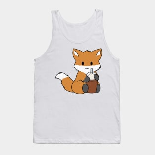 Fox Ice Coffee Tank Top